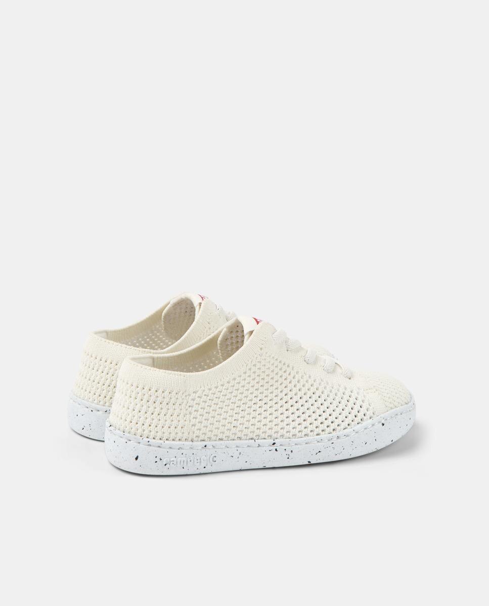 Sapatilhas Desportivas Infantil Perfuradas com Atacadores Camper Branco-5