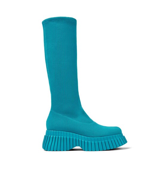 Imagem 0 de Botas Altas Elásticas - Azul
