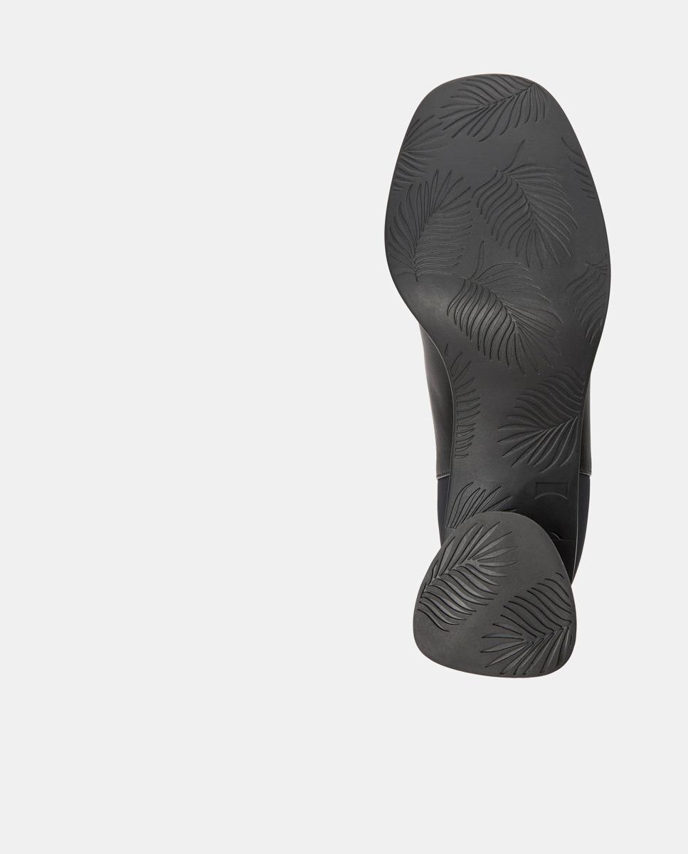 Botins Kiara de Pele Preto-4
