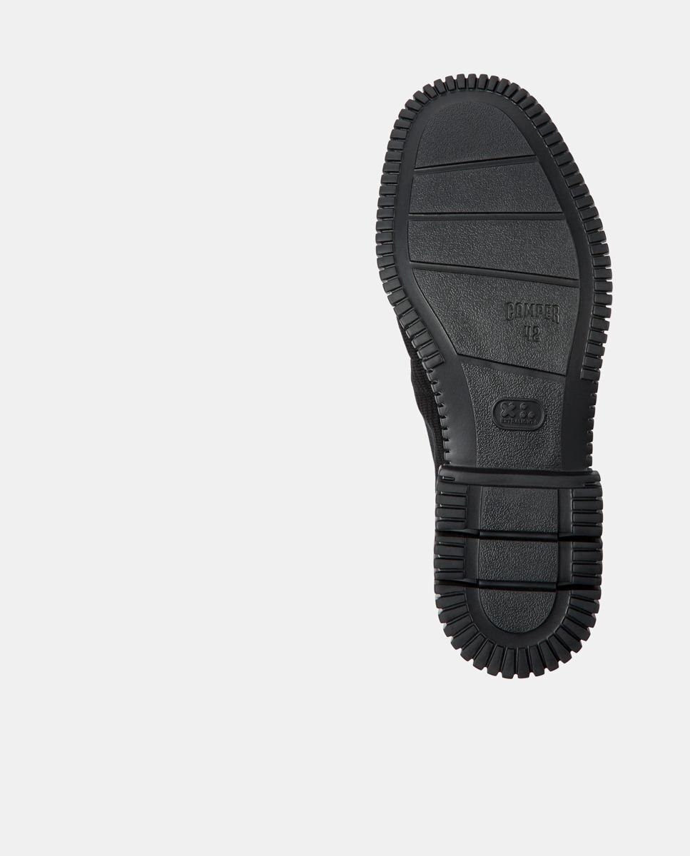 Botins Pix de Fecho Zip Preto-5