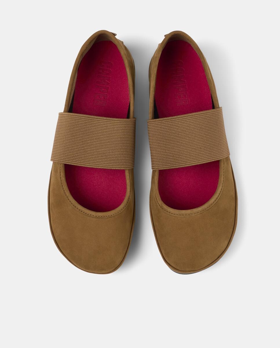 Sabrinas Right Nina de Pele Castanho-3