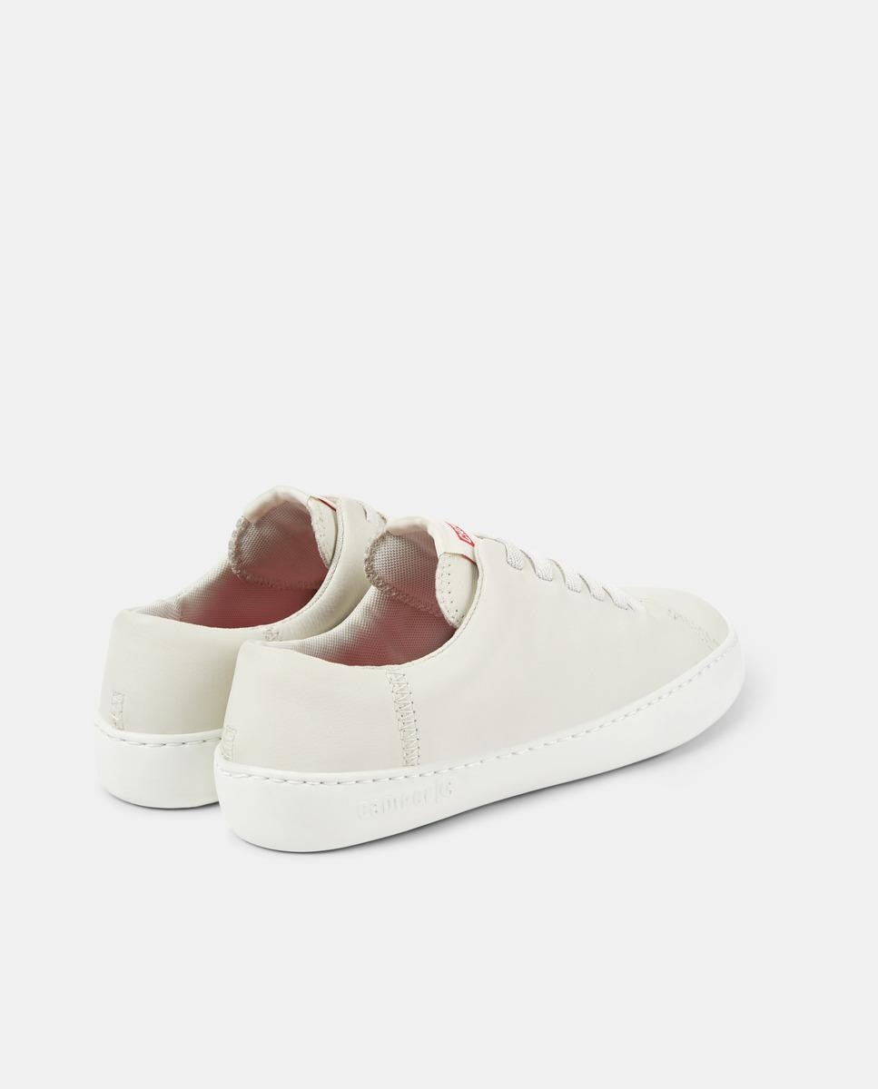 Sapatilhas Básicas Peu Touring de Pele Branco-4