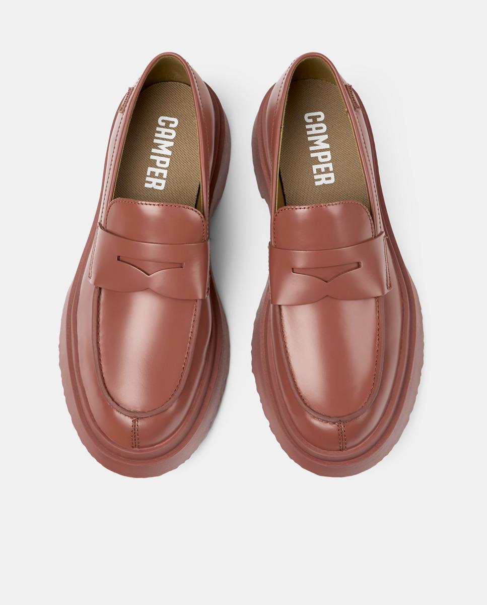 Mocassins Walden de Pele Vermelho-3