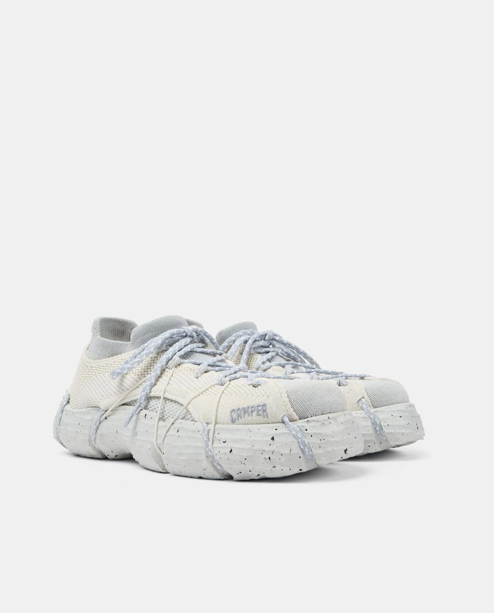 Sapatilhas Desportivas Roku Lisas com Atacadores Branco-2