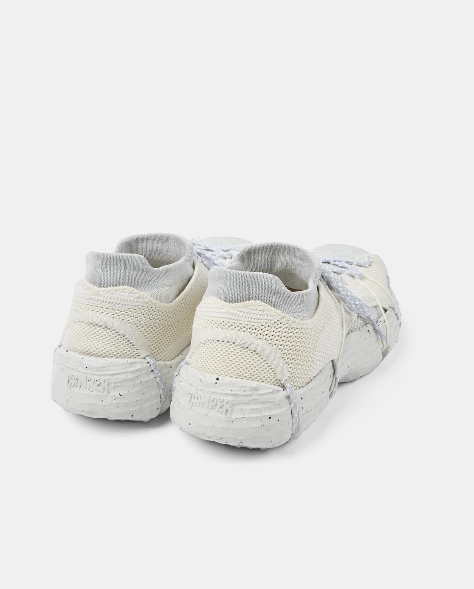 Sapatilhas Desportivas Roku Lisas com Atacadores Branco-4