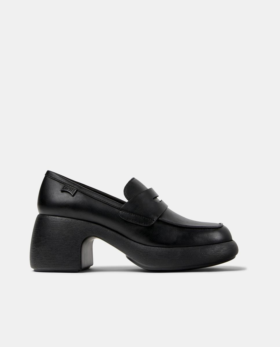 Mocassins Thelma Ii de Pele Preto-1