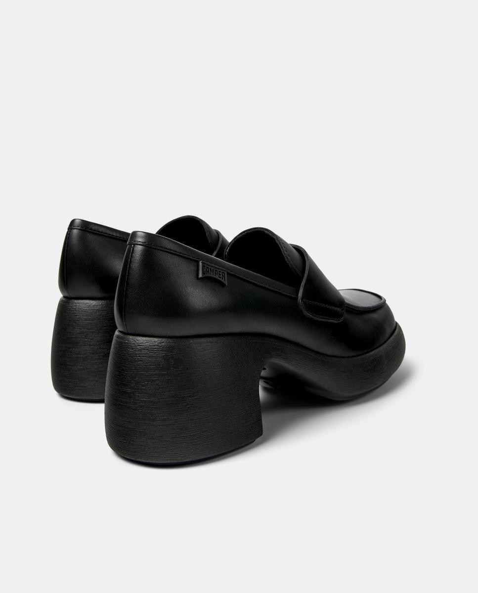 Mocassins Thelma Ii de Pele Preto-3