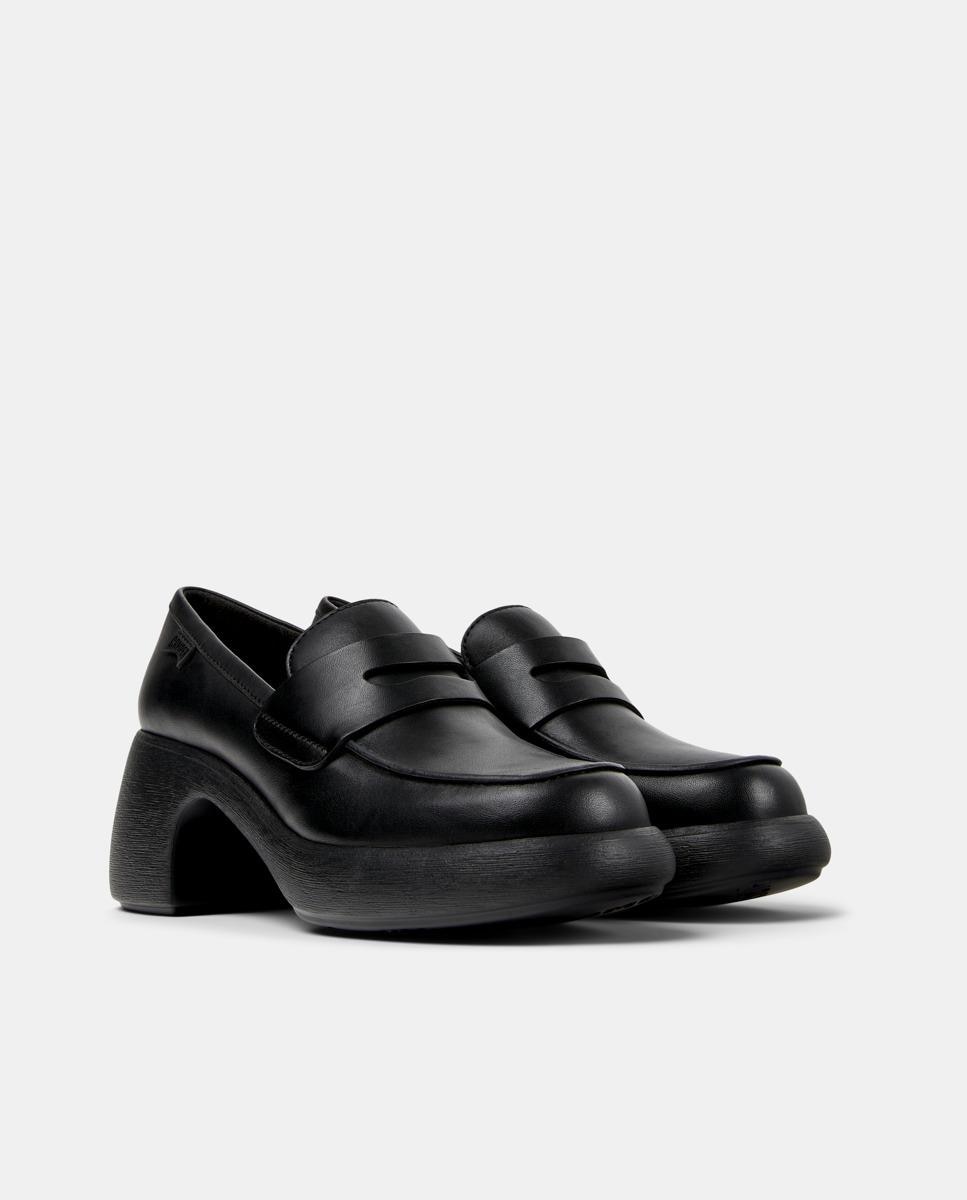 Mocassins Thelma Ii de Pele Preto-5
