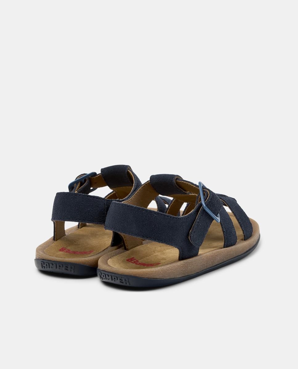 Sandálias Infantil Bicho com Fivela Azul-marinho-3