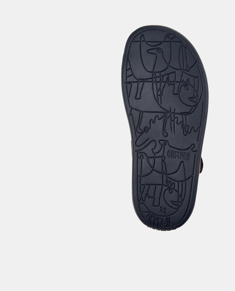 Sandálias Infantil Bicho com Fivela Azul-marinho-4