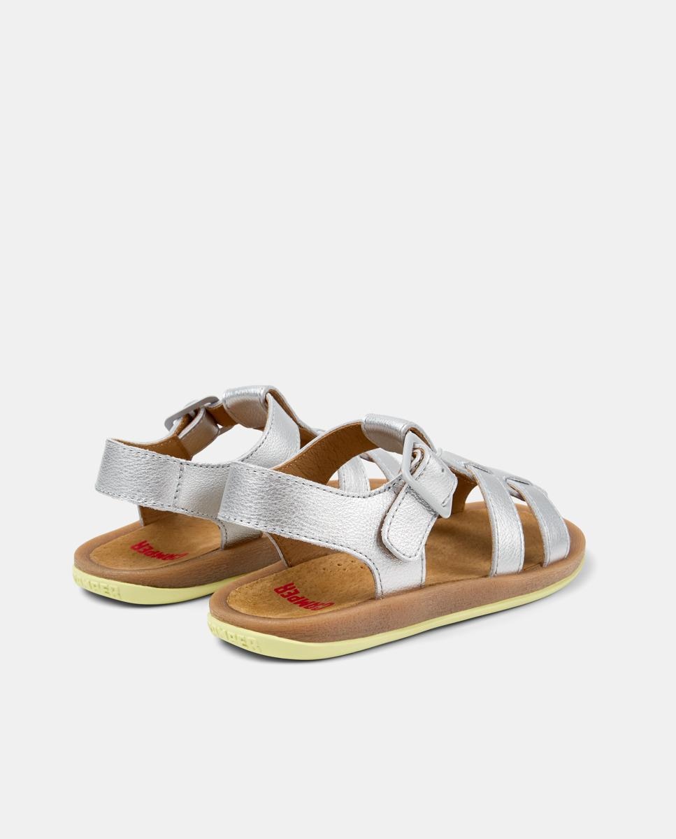 Sandálias Abertas Infantil Bicho Ajustáveis com Plataforma Ergonómica Camper Cinzento-3