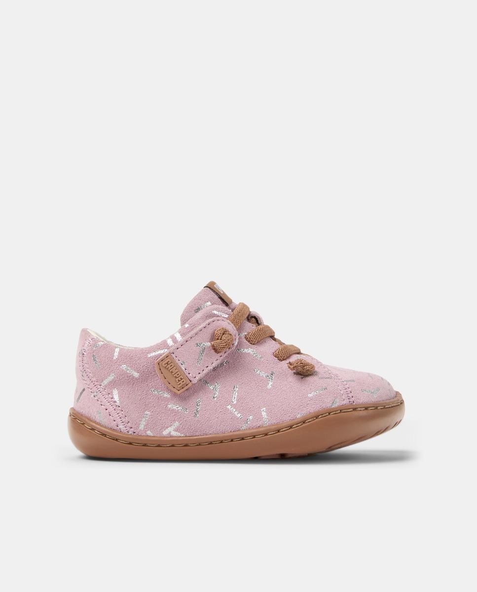 Sapatilhas Desportivas Peu Cami com Atacadores Rosa-1