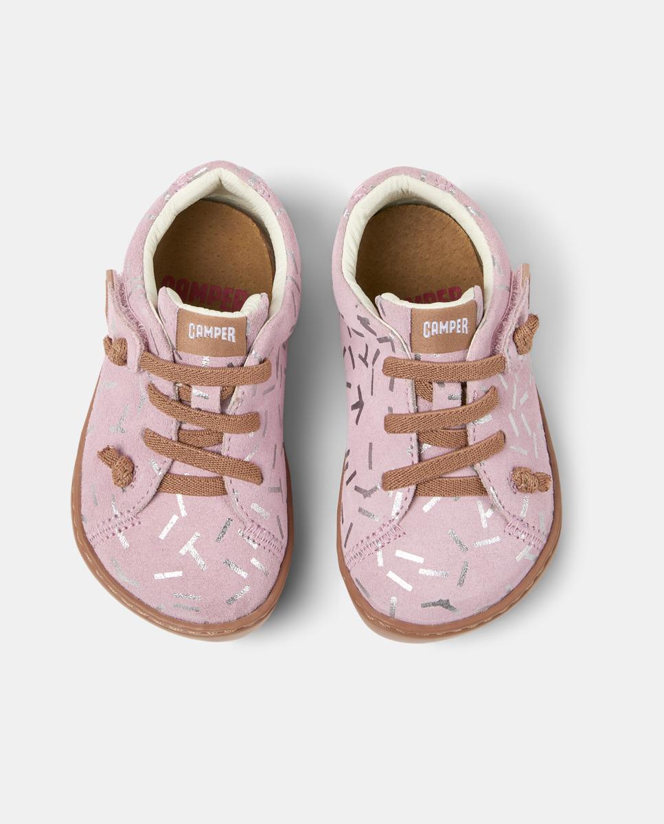 Sapatilhas Desportivas Peu Cami com Atacadores Rosa-2