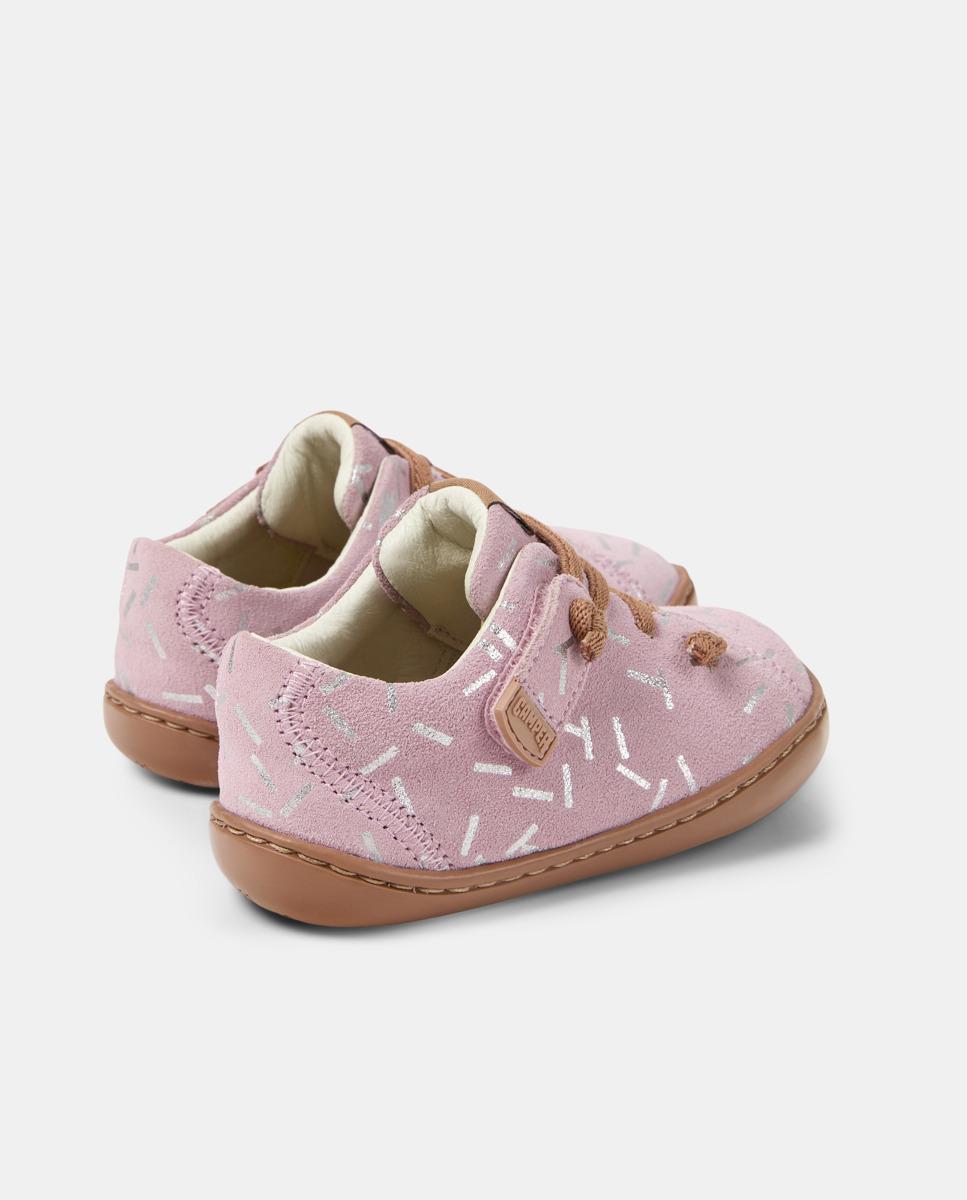 Sapatilhas Desportivas Peu Cami com Atacadores Rosa-3