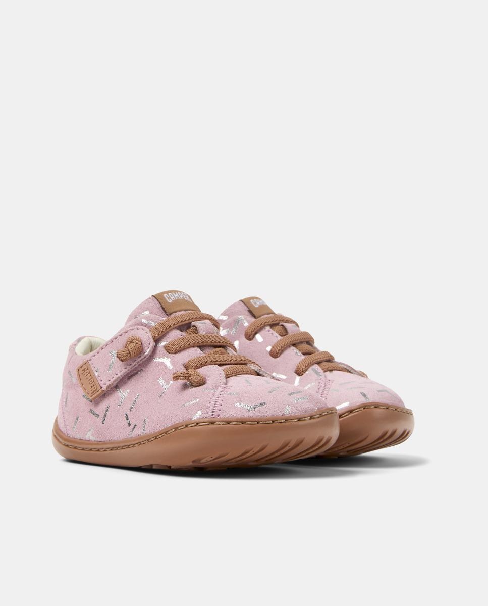 Sapatilhas Desportivas Peu Cami com Atacadores Rosa-5