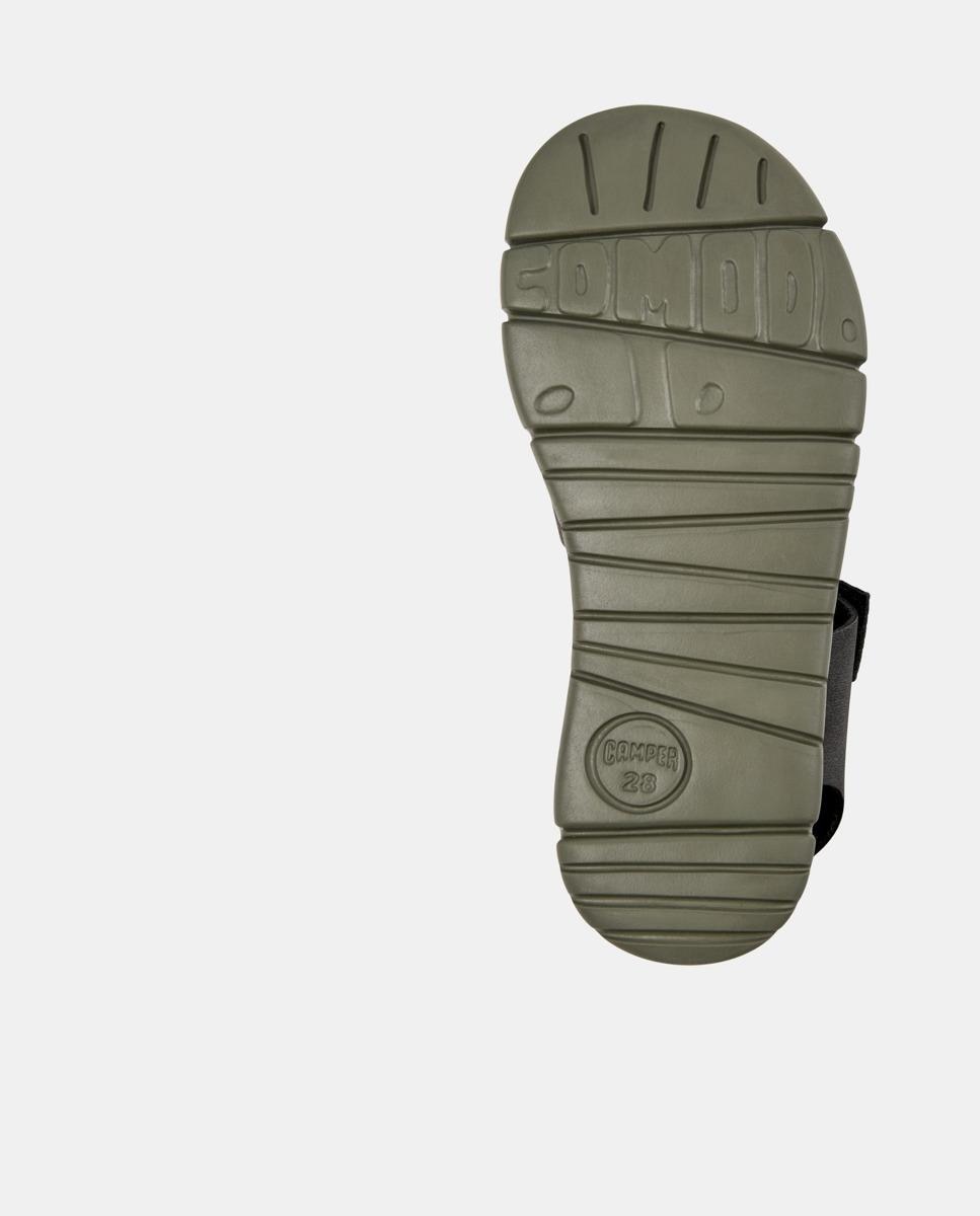 Sandálias Infantil Oruga com Velcro Camper Preto-4