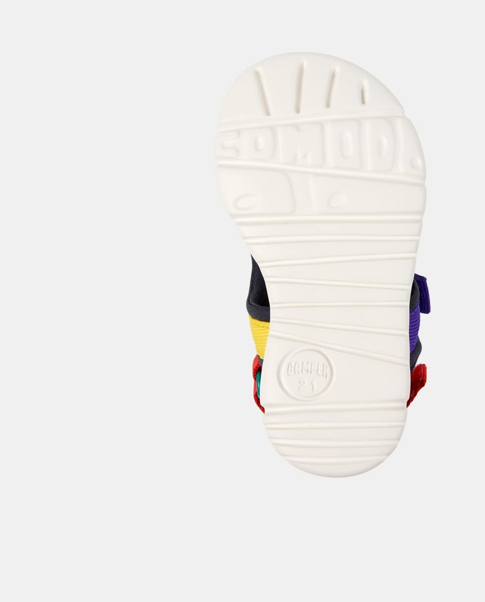 Sandálias Infantil Oruga Twins com Velcro Camper Multicolor-4