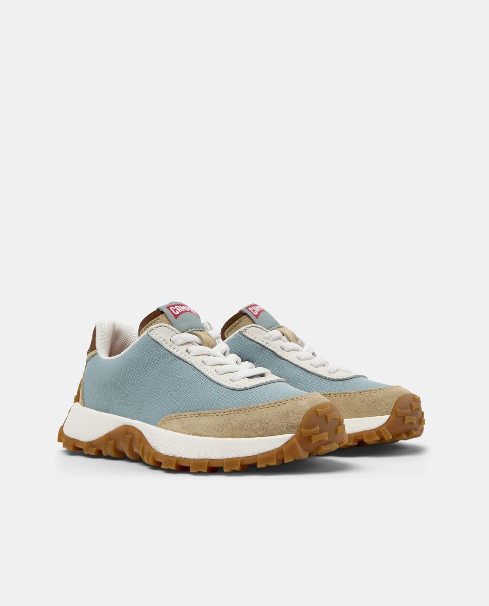 Sapatilhas Desportivas Infantil Drift Trail com Atacadores Camper Azul-celeste-5