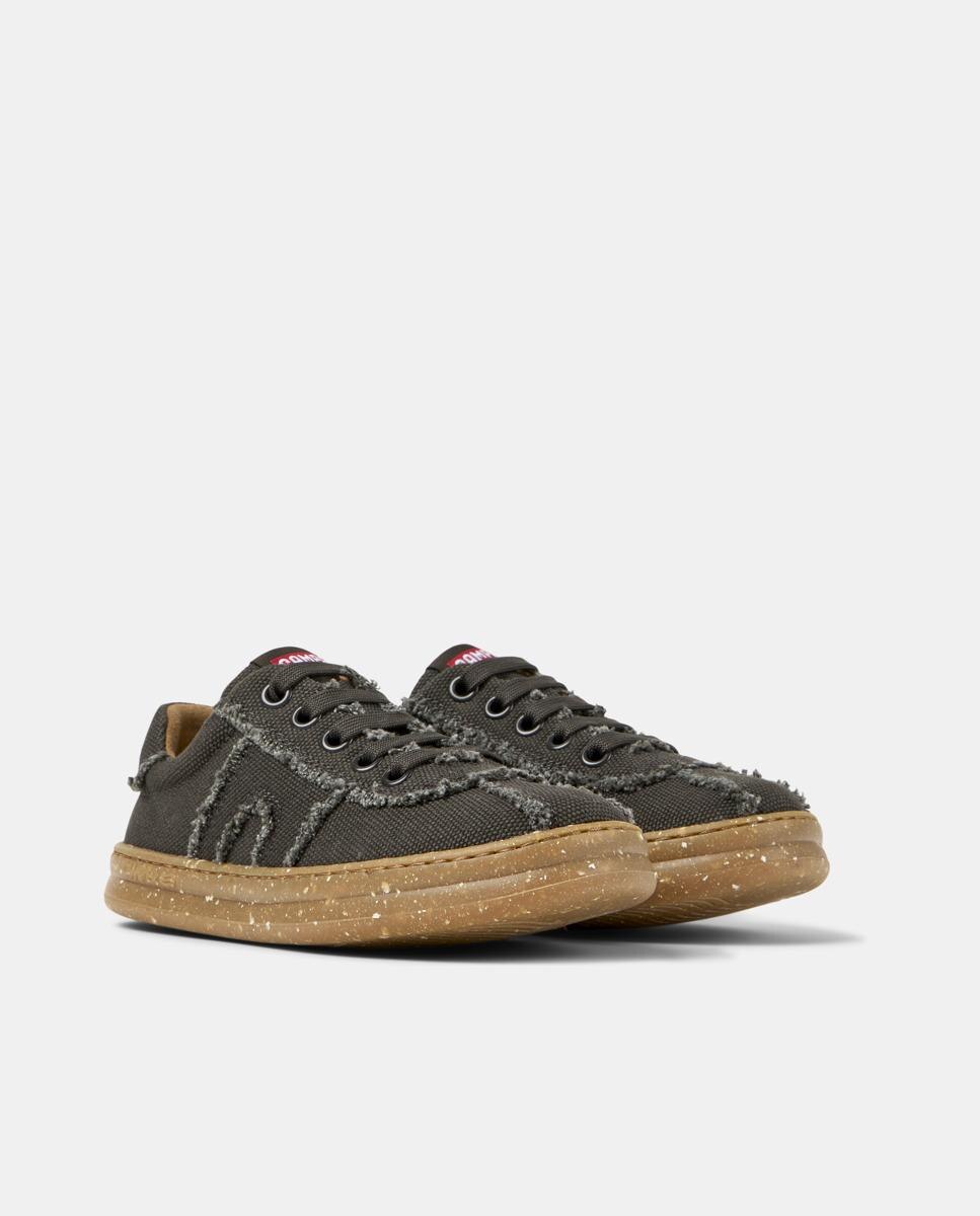 Sapatilhas Desportivas Infantil Runner Four com Atacadores Camper Cinzento-5