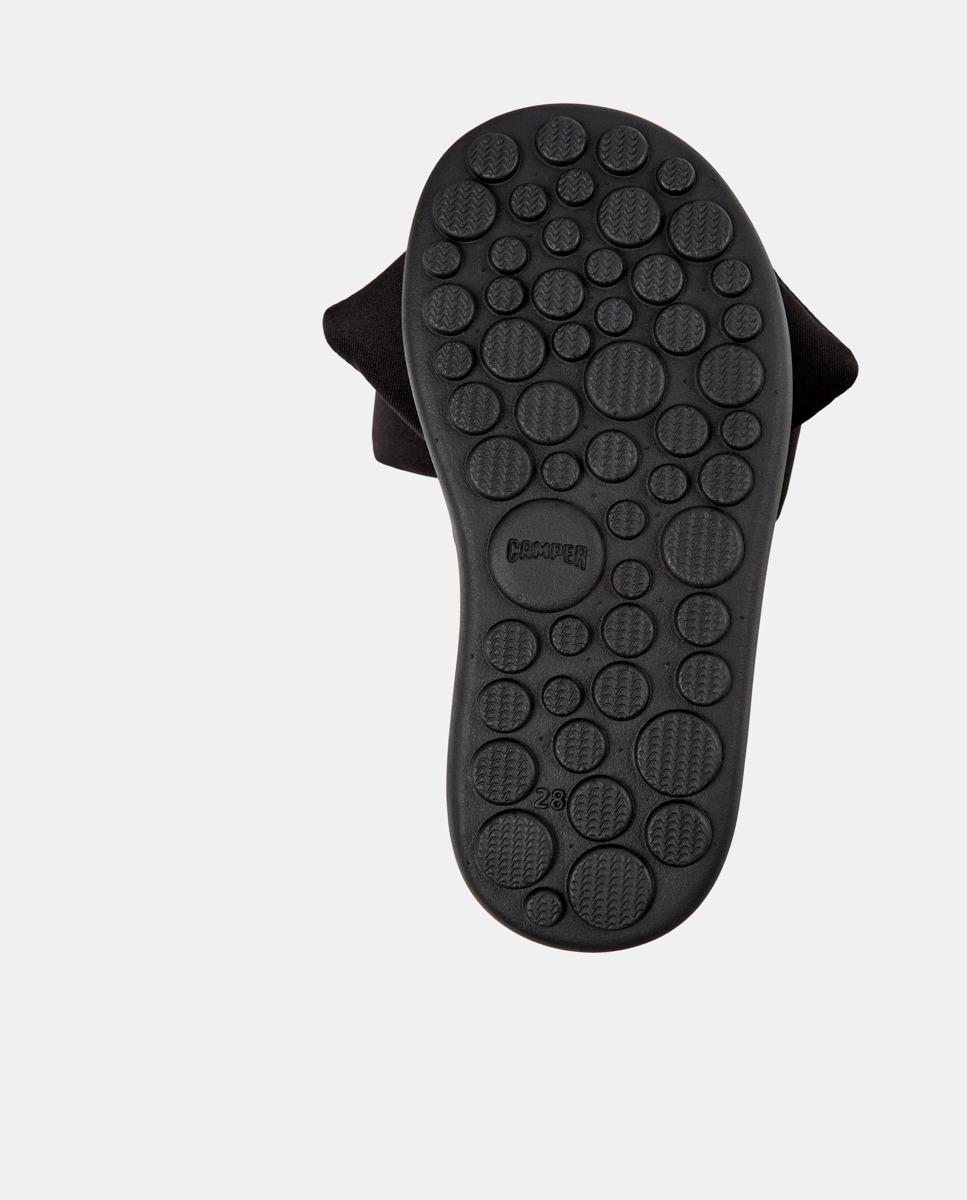 Sandálias Abertas Infantil Pelotas Flota Sandal com Sola de Origem Natural Camper Preto-4