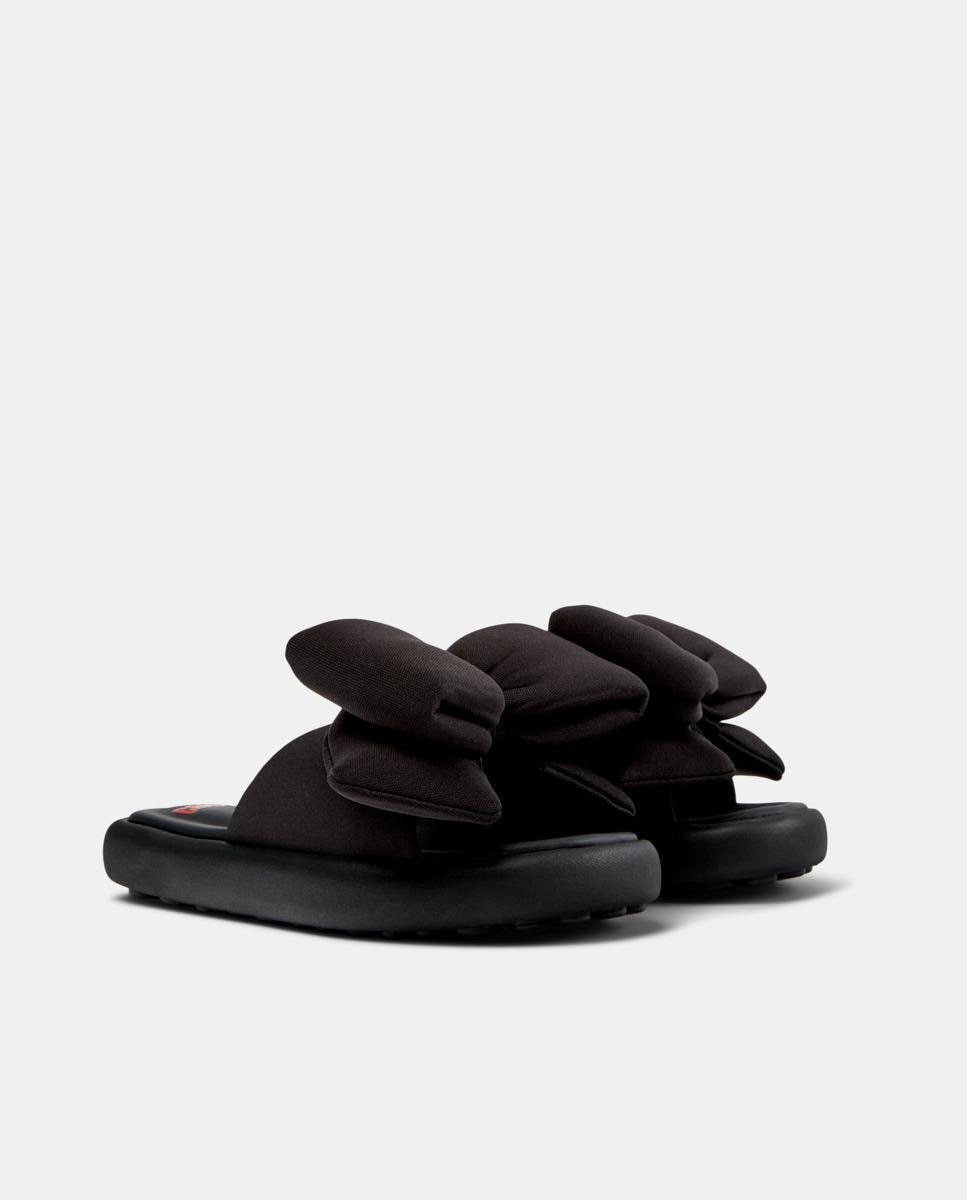 Sandálias Abertas Infantil Pelotas Flota Sandal com Sola de Origem Natural Camper Preto-5