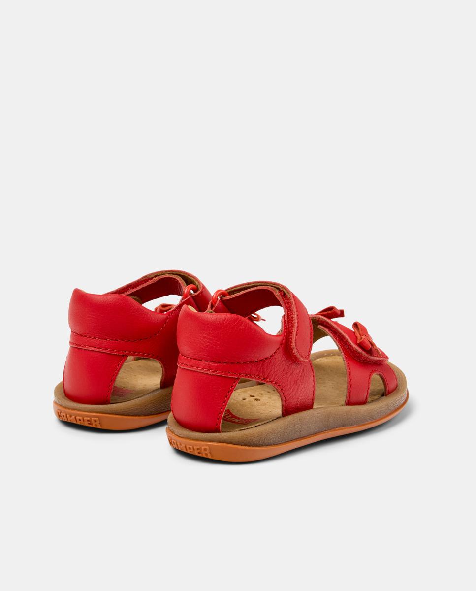 Sandálias Abertas Infantil Bicho Ajustáveis com Plataforma Ergonómica Vermelho-3