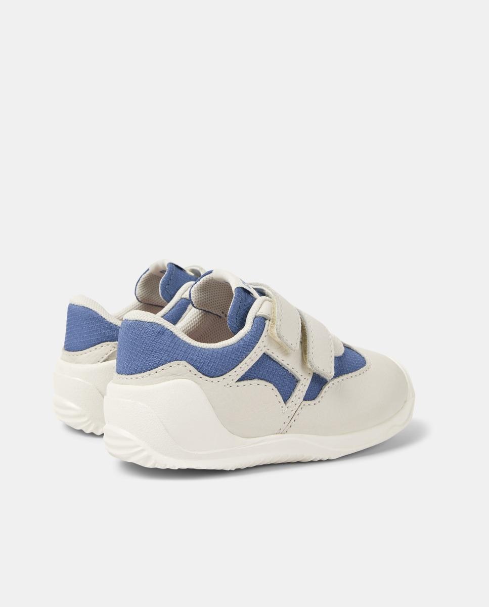 Sapatilhas Desportivas Infantil Dadda com Velcro Camper Azul / Branco-3