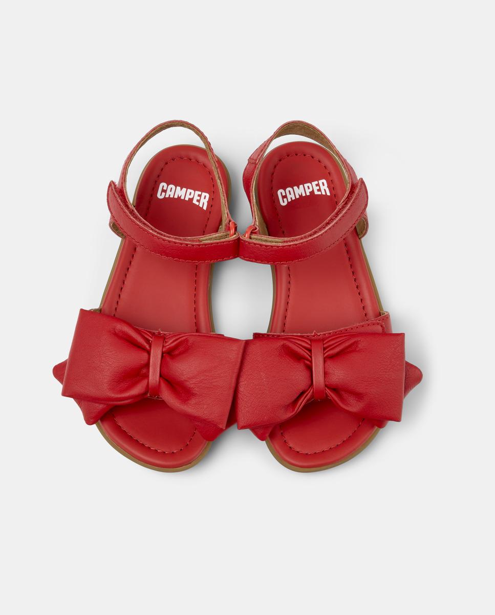 Bailarinas Right com Sola de Borracha e Fecho Elástico Vermelho-2