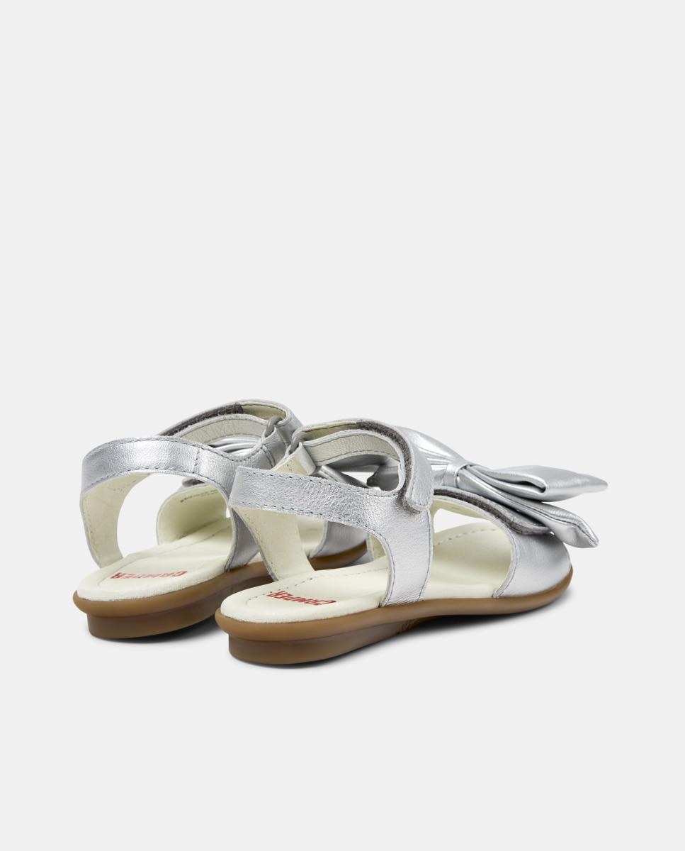 Bailarinas Right com Sola de Borracha e Fecho Elástico Cinzento-3