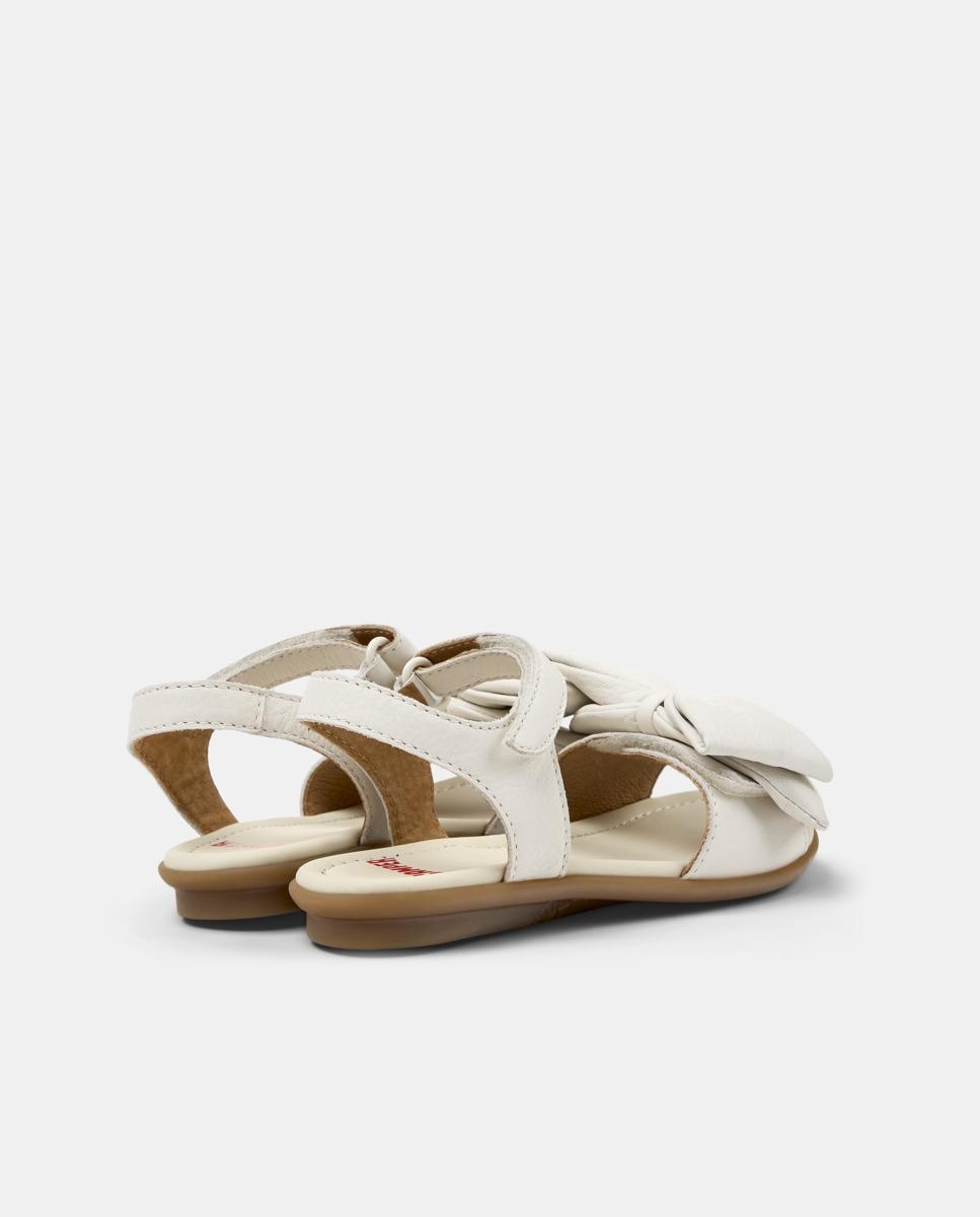 Bailarinas Right com Sola de Borracha e Fecho Elástico Branco-3