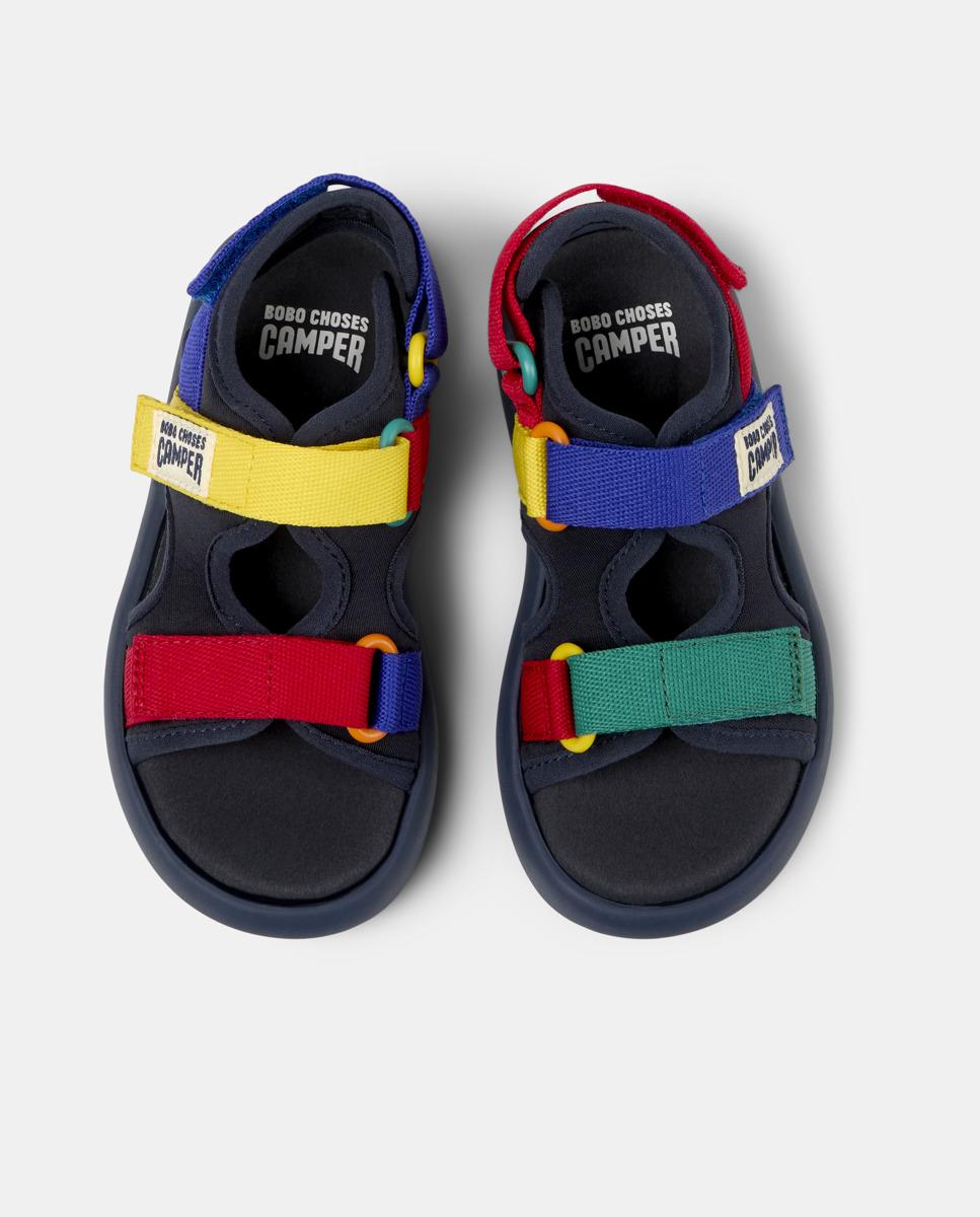 Sandálias Infantil By Bobo Choses Twins com Velcro Camper Multicolor-2
