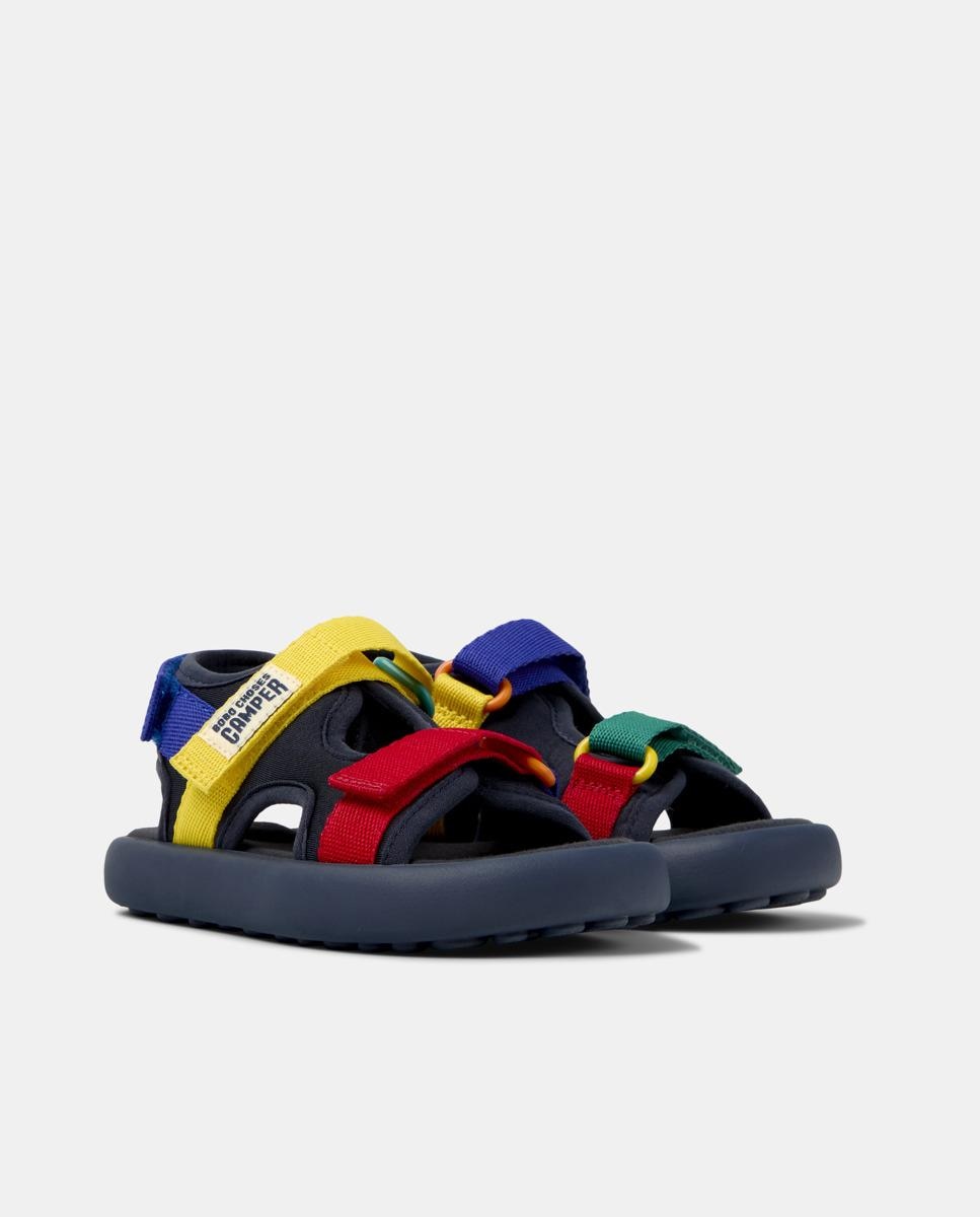 Sandálias Infantil By Bobo Choses Twins com Velcro Camper Multicolor-5