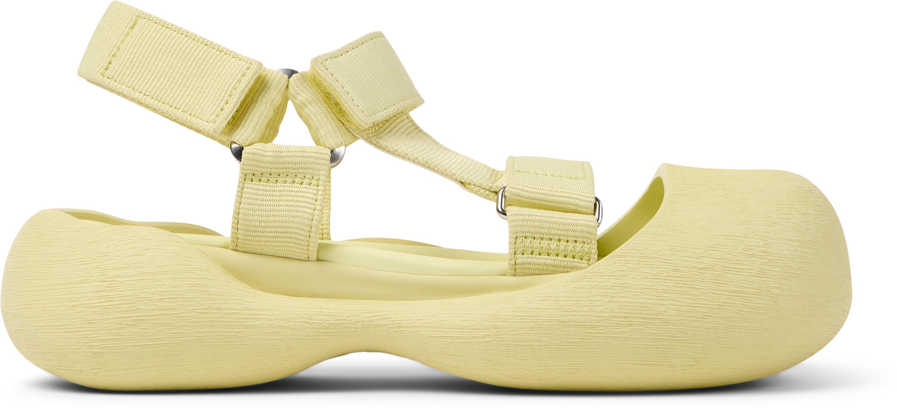 Sandálias Caramba com Velcro Amarelo-1