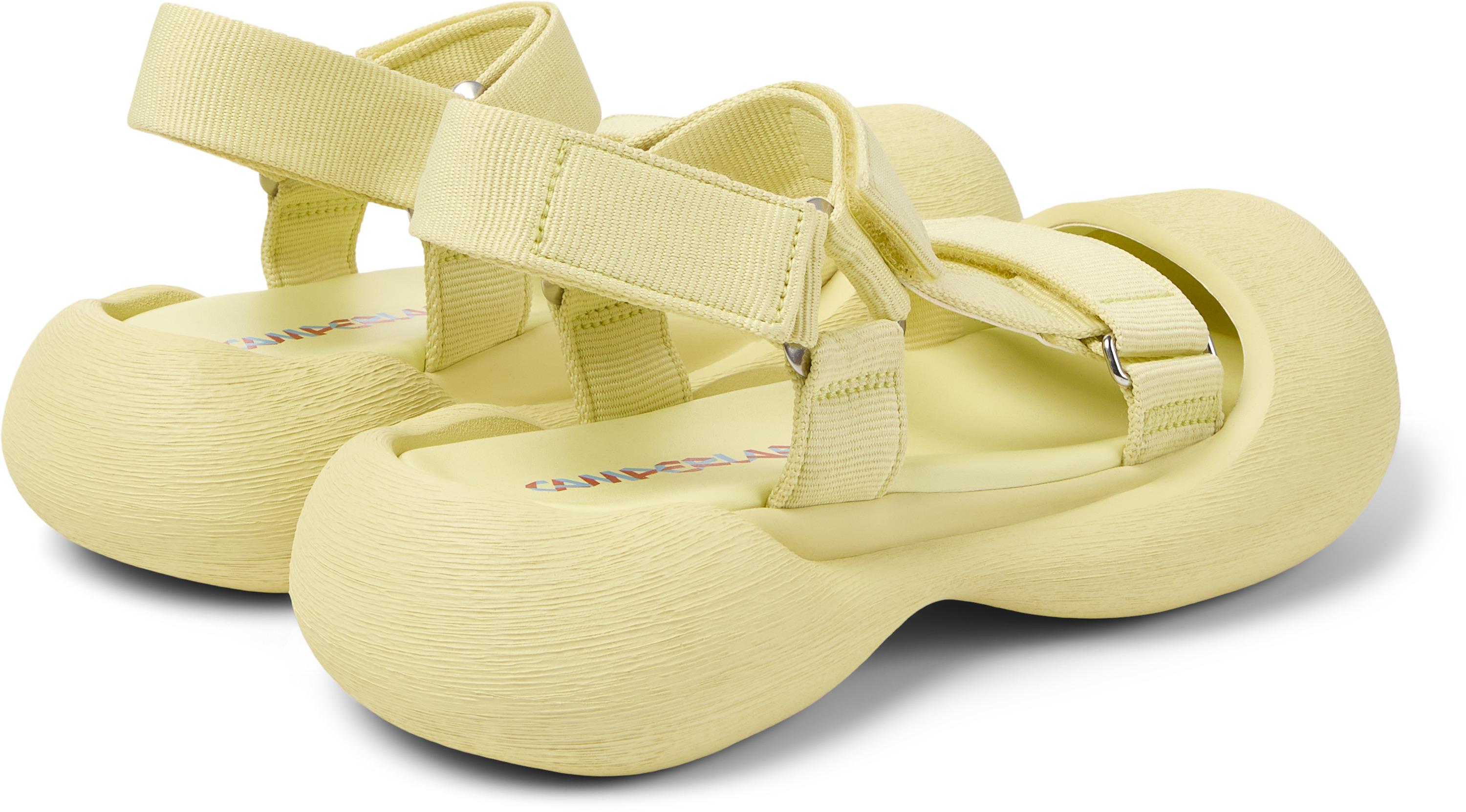 Sandálias Caramba com Velcro Amarelo-3