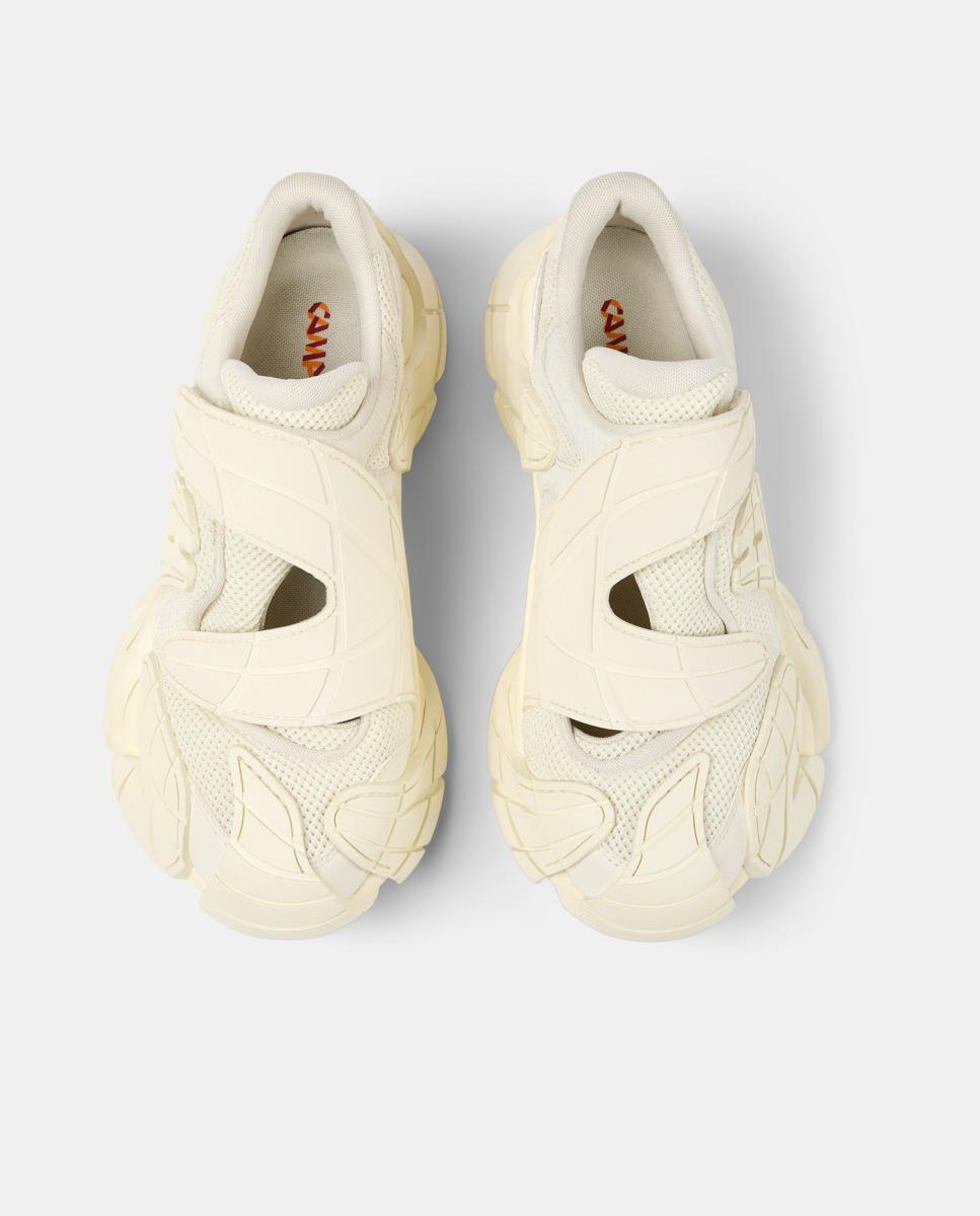 Sapatilhas Desportivas Tormenta com Velcro Branco-2