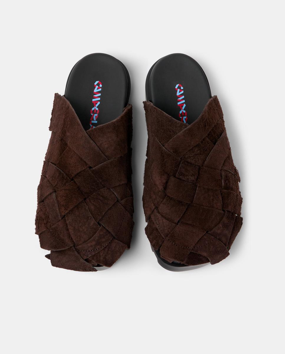 Mules Brutus de Pele Castanho-escuro-2