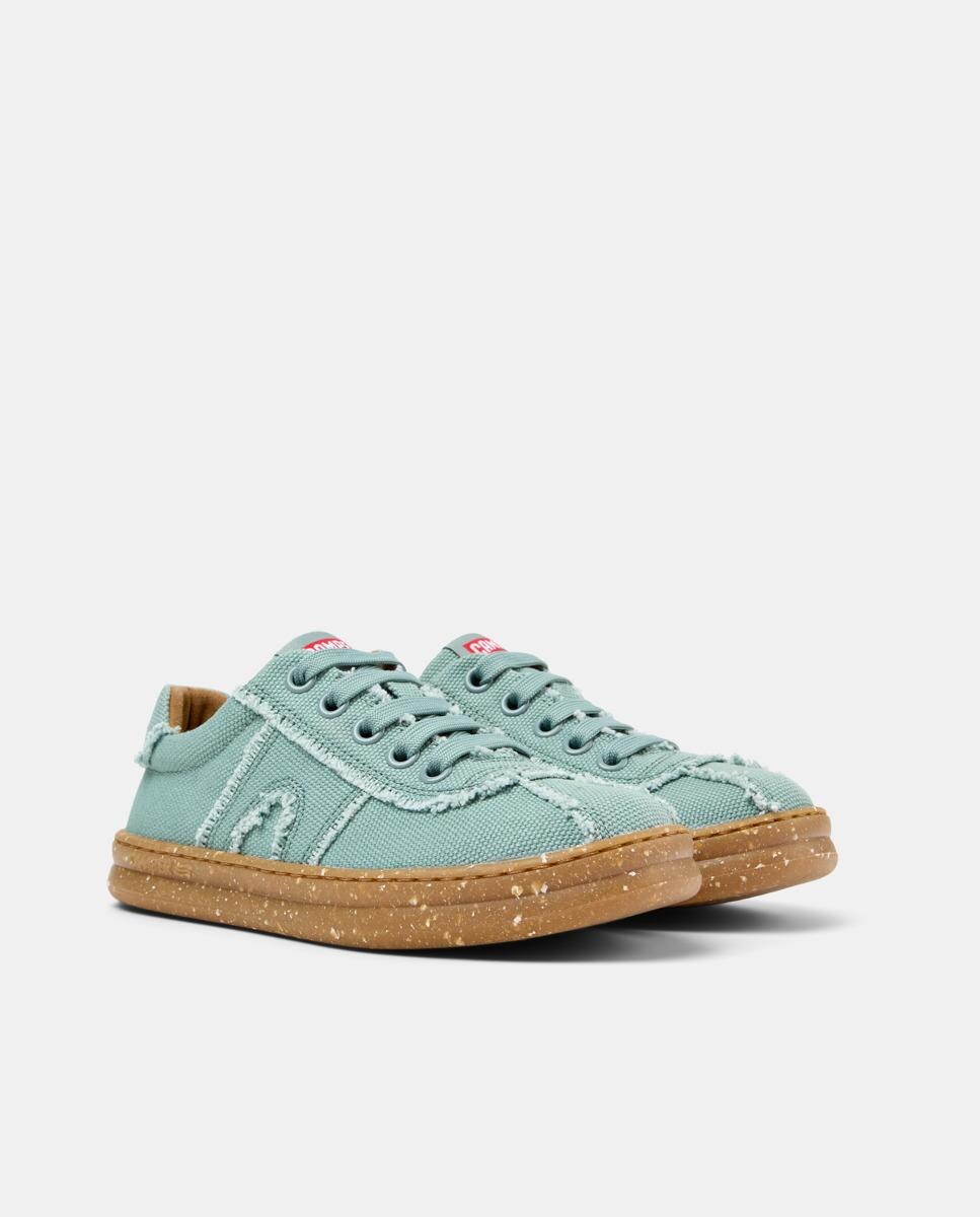 Sapatilhas Desportivas Infantil Runner Four com Atacadores Camper Verde-5