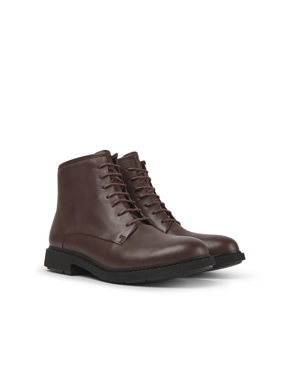 Botins com Cordões em Castanho Castanho-2
