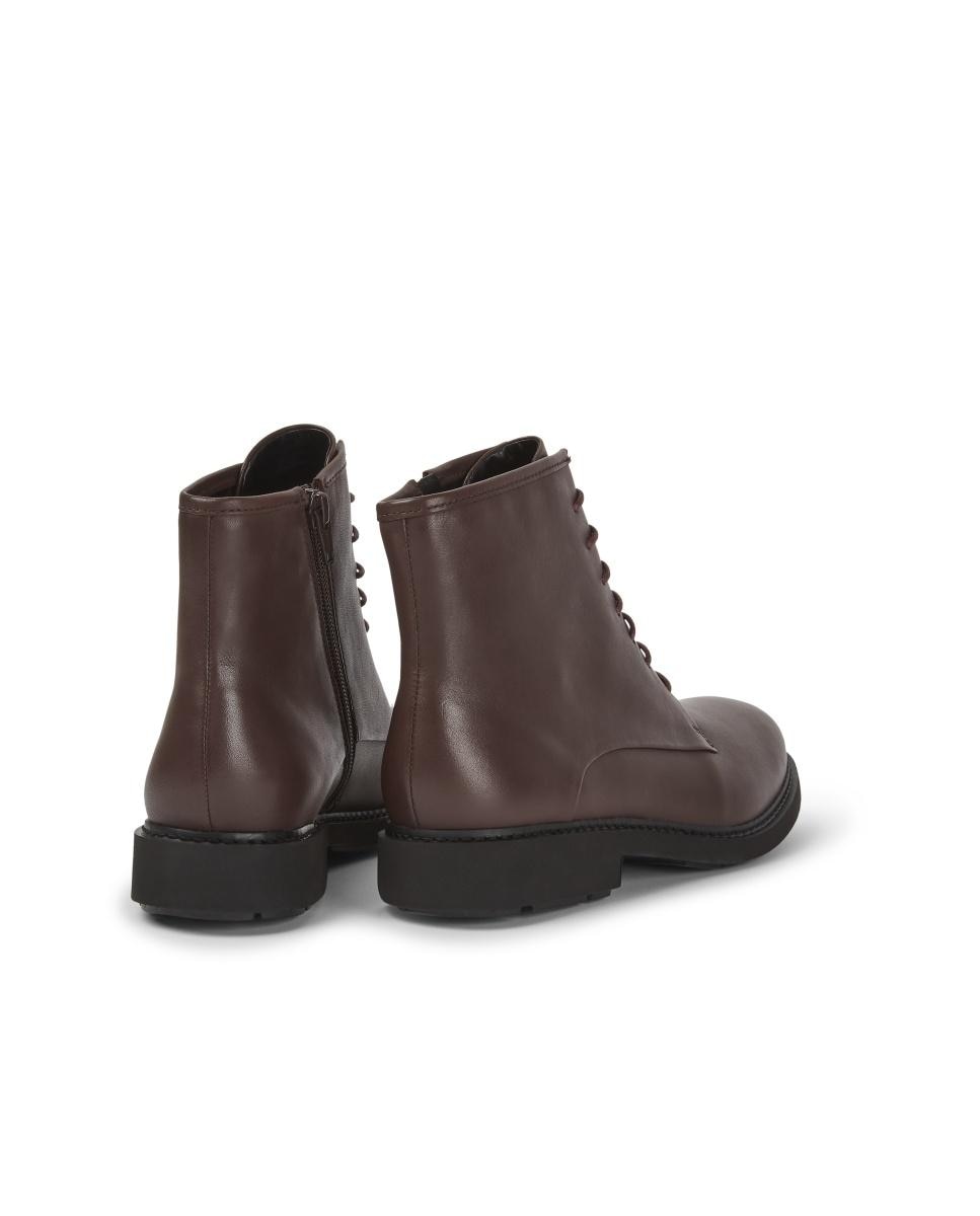 Botins com Cordões em Castanho Castanho-4