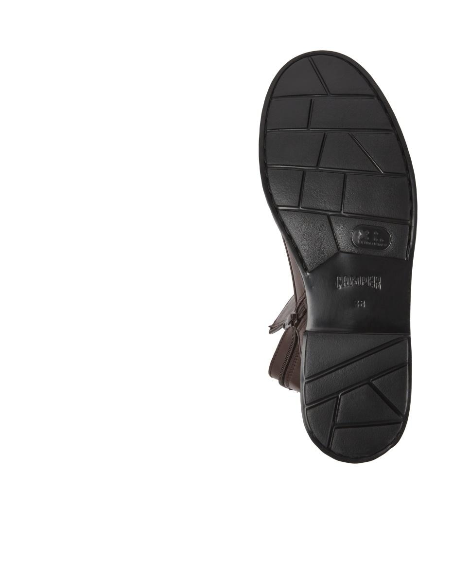 Botins com Cordões em Castanho Castanho-5