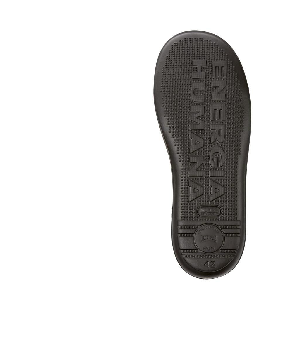 Sapatilhas de Pele Beetle Lisas com Atacadores Cinzento-5