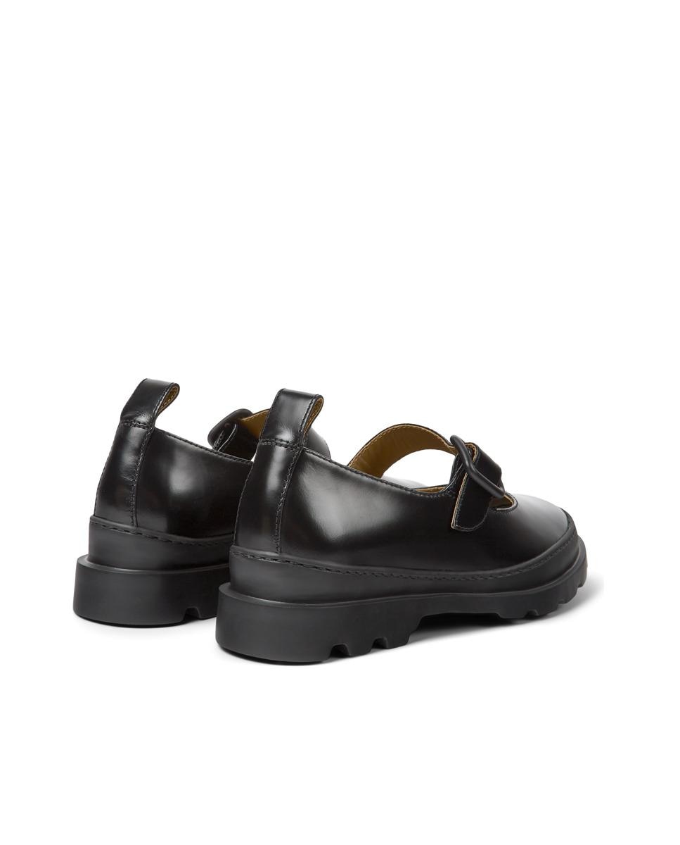 Merceditas Brutus de Pele Lisas Preto-4