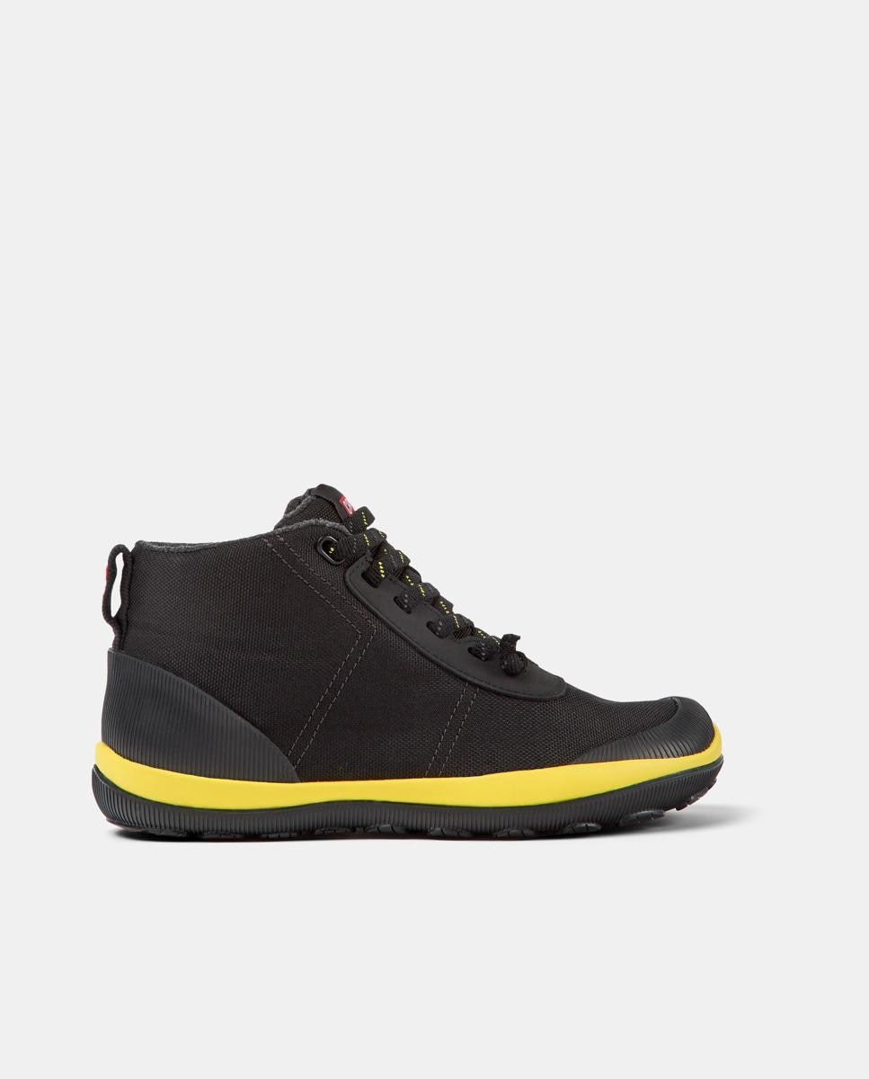 Botins Peu Pista Gm com Atacadores Preto-1