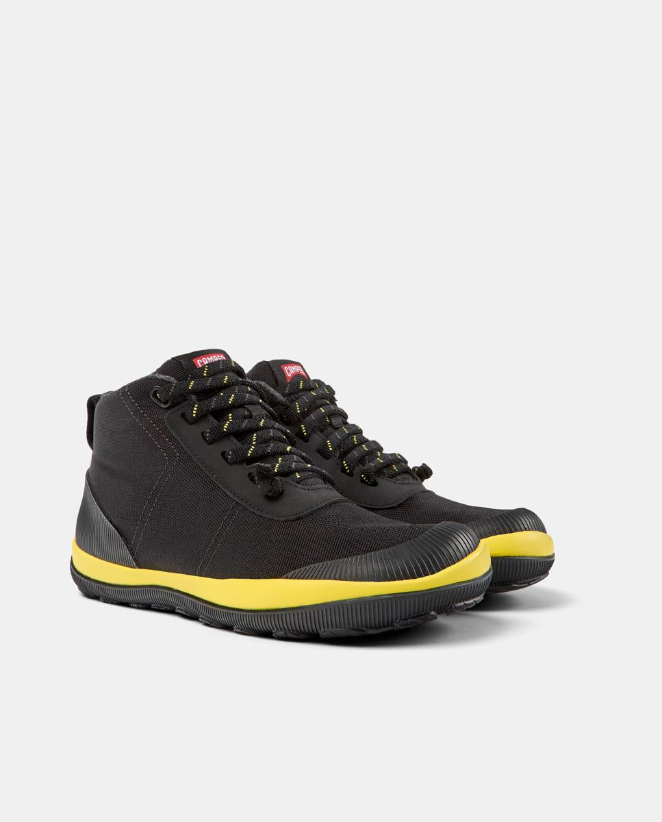 Botins Peu Pista Gm com Atacadores Preto-2