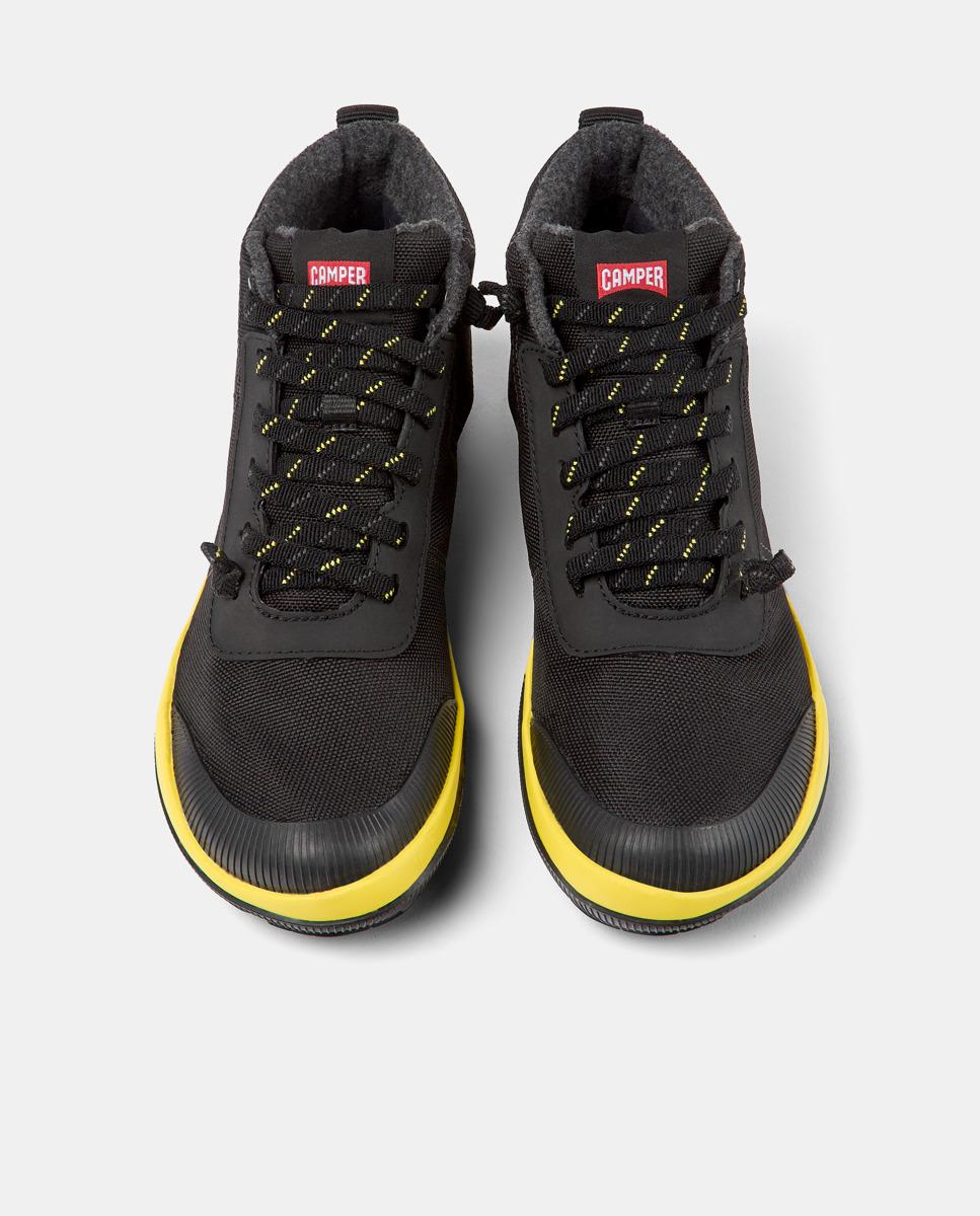 Botins Peu Pista Gm com Atacadores Preto-3