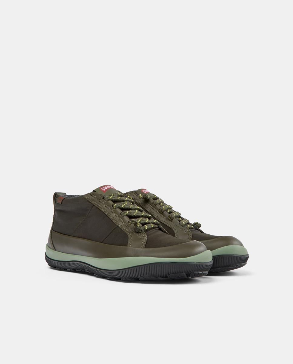 Botins Peu Pista Gm com Atacadores Verde-2