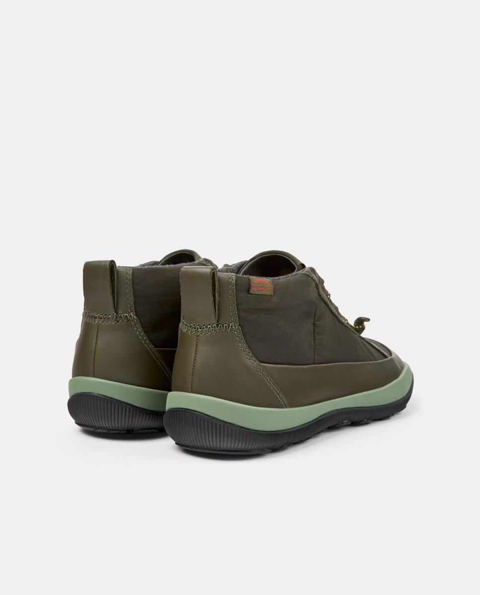 Botins Peu Pista Gm com Atacadores Verde-5