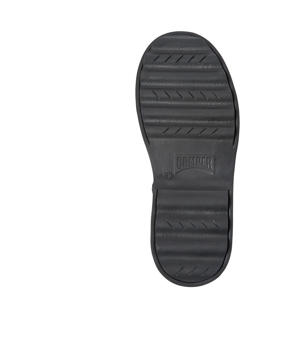 Botas Infantil em Pele com Atacadores - Preto Camper Preto-5