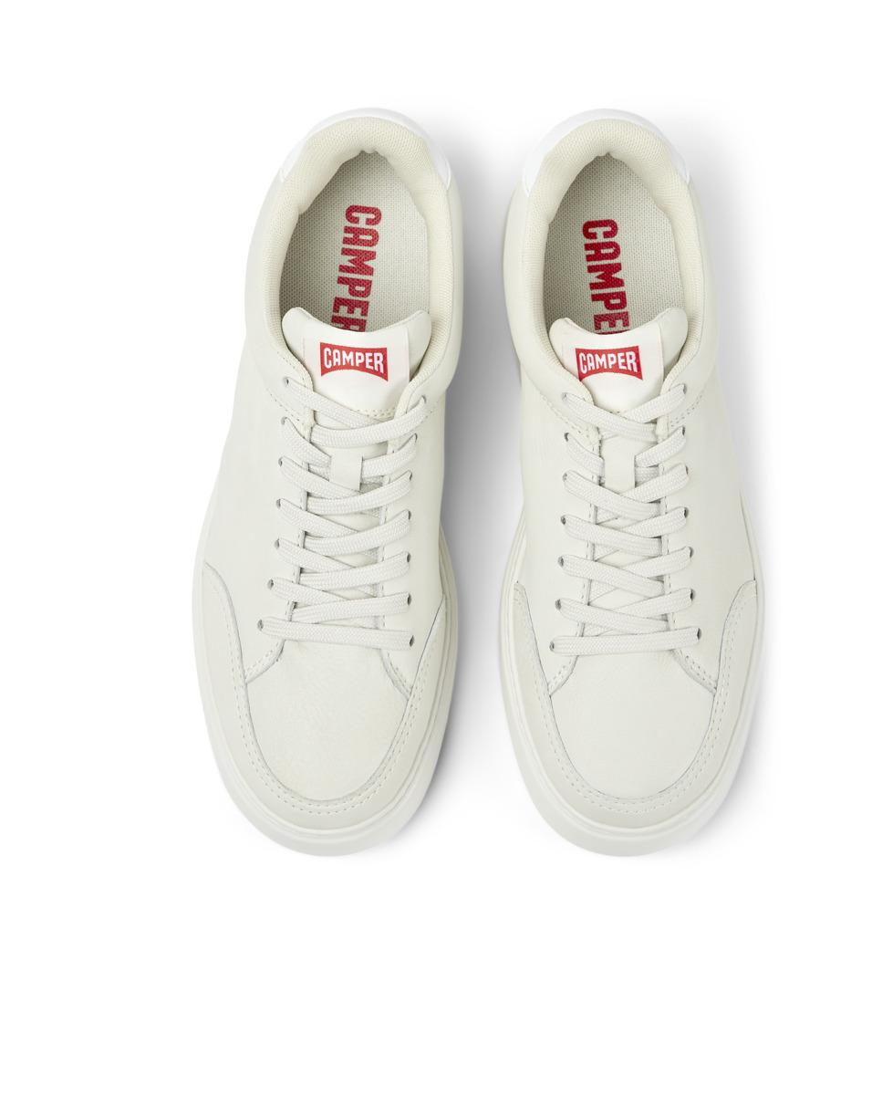 Sapatilhas Desportivas Runner K21 com Atacadores e Plataforma Branco-3