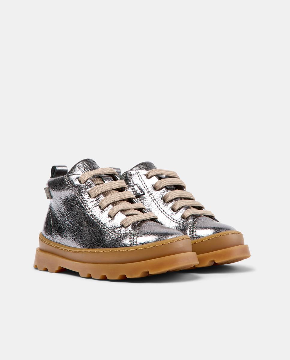 Botins Brutus Lisos com Atacadores Preto-2